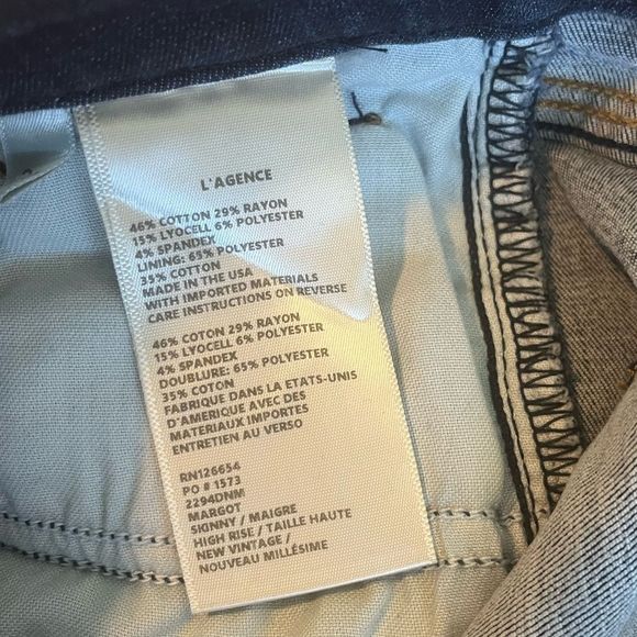 L’agence Margot Jeans Size 30 - Picture 3 of 5